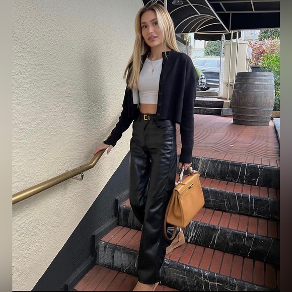 Zara shoulder pad knit cardigan - Picture 4 of 15